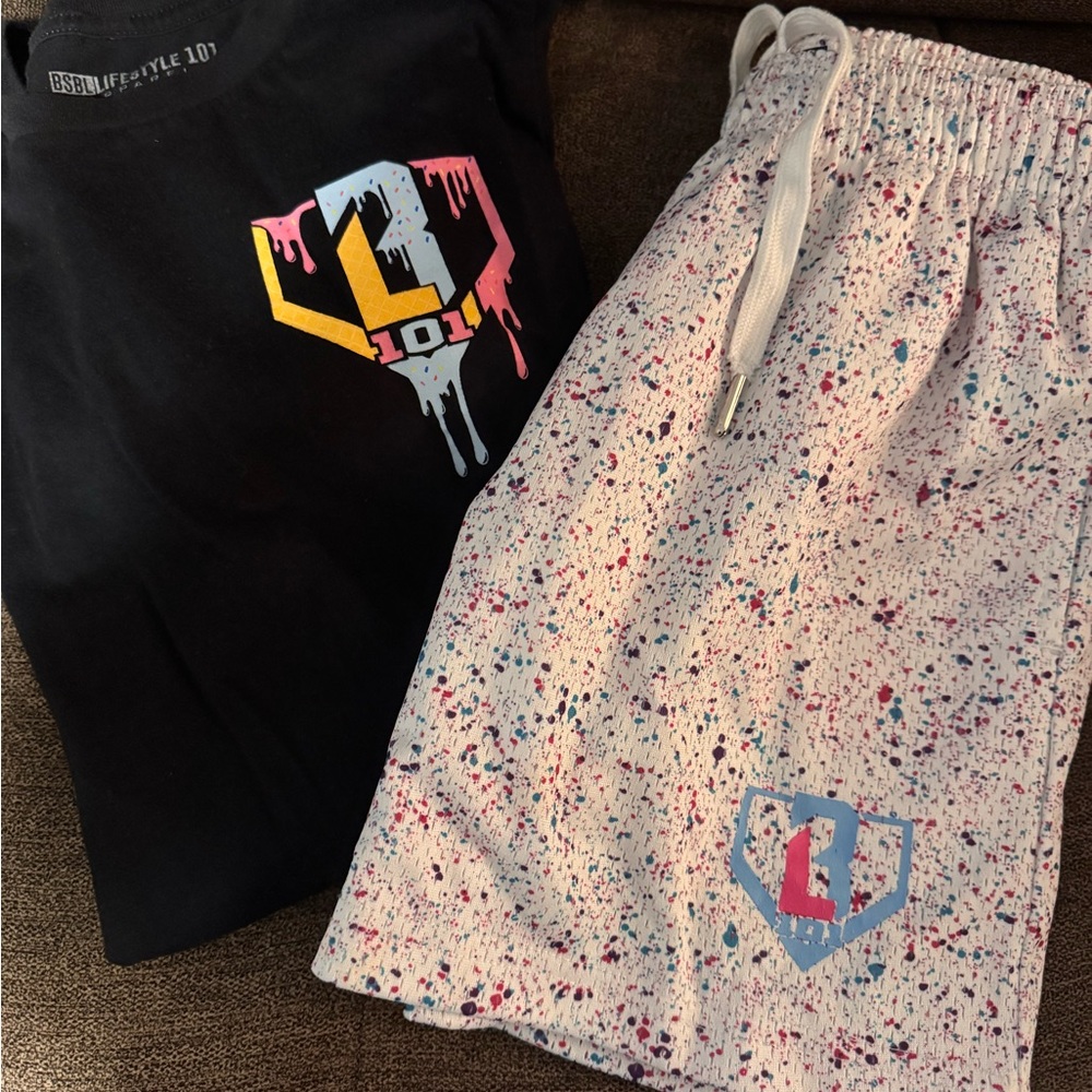 Colorful Kids T-Shirt and Shorts Set